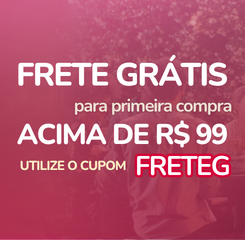 Utilize o cupom FRETEG para frete gr&aacute;tis na primeira compra